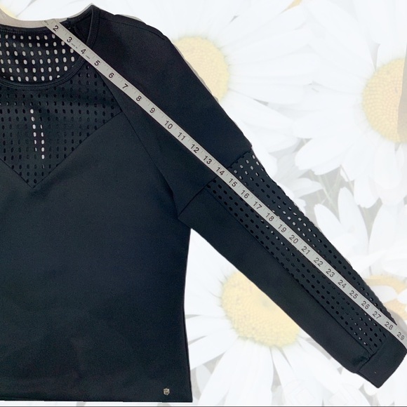 Fabletics Black Tilly Neoprene Dream Sweatshirt - Picture 12 of 16